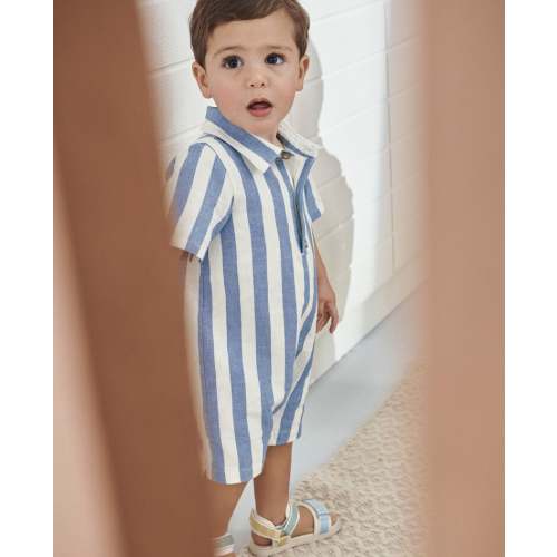 Baby Linen Romper