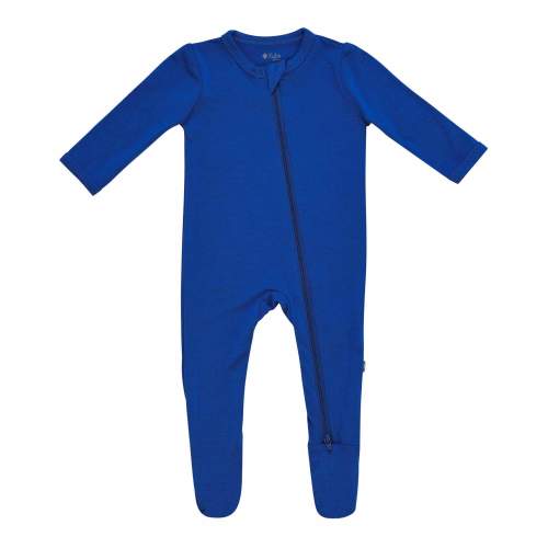 Zippered Footie in Indigo– Kyte BABY