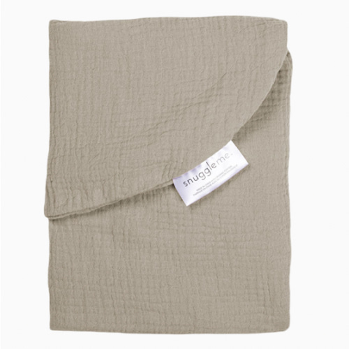 Snuggle Me Organic Infant Lounger Curve Muslin Cover - Birch