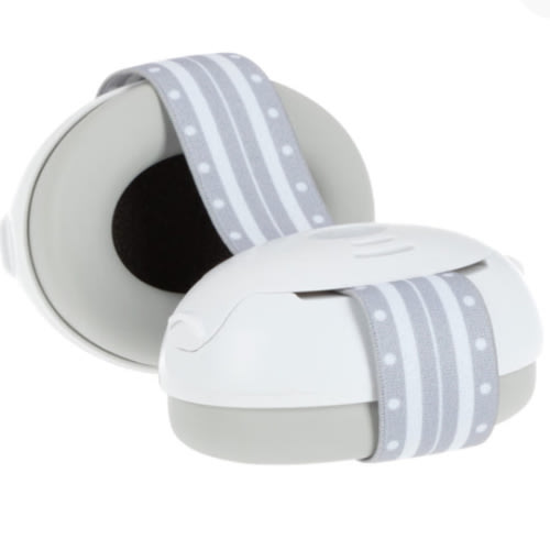 Soft Sounds Baby Earmuffs | White