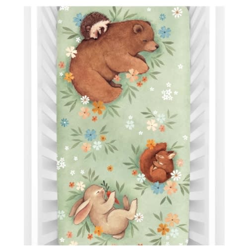 Enchanted Meadow crib sheet by Rookie Humans