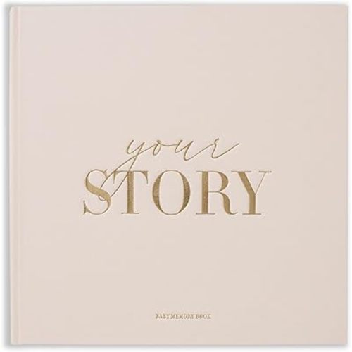 Baby Book Keepsake, Baby Memory Book | First Year Baby Scrapbook & Baby Album | Luxury Baby Keepsake Book, Baby Photo Book & Baby Journal | Baby First Year Book, Baby Memory Book Boy/Girl