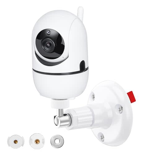 Baby Monitor Mount for HelloBaby HB65/HB40/HB6550/HB66/HB6339/HB6081/HB6550 Pro, ANMEATE SM935E, Adjustable Baby Monitor Wall Mount with Perfect View Angle and Easy Installation