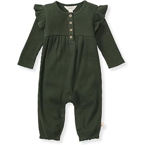 Burt's Bees Baby Romper Jumpsuit, 100% Organic Cotton One-Piece Outfit Coverall