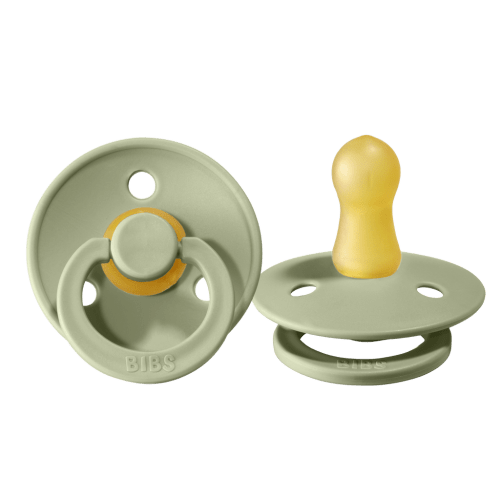 BIBS Pacifier Original COLOUR Latex 2 PK Sage