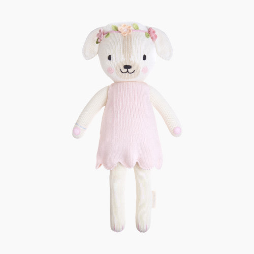 cuddle+kind Hand-Knit Doll - Charlotte The Dog, Little 13''