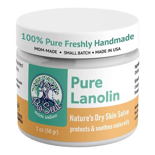 Amazon.com: 100% Pure Lanolin Cream - Handmade, Unrefined Balm for Dry & Itchy Skin, Cracked Lips, Breastfeeding, Baby Care, Moisture-Rich, Nursing Essentials & Petroleum-Free, Perfect for Hands, Face & Paw Care : Beauty & Personal Care