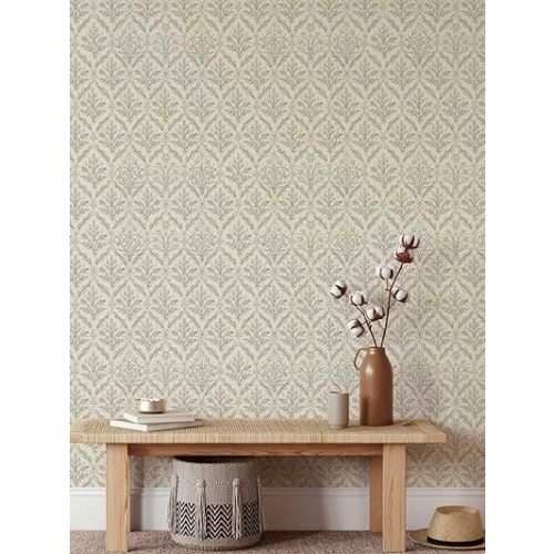 Peel and Stick Wallpaper Boho Vintage Wallpaper Damask Wallpaper Stick and Peel Self Adhesive Removable Wallpaper for Bedroom Bathroom Cabinets Decor, 17.3"×393.7"
