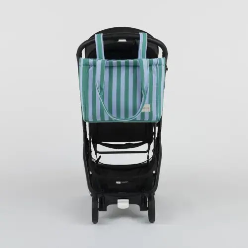 Handle Bag Green + Sky Blue · Minicoton