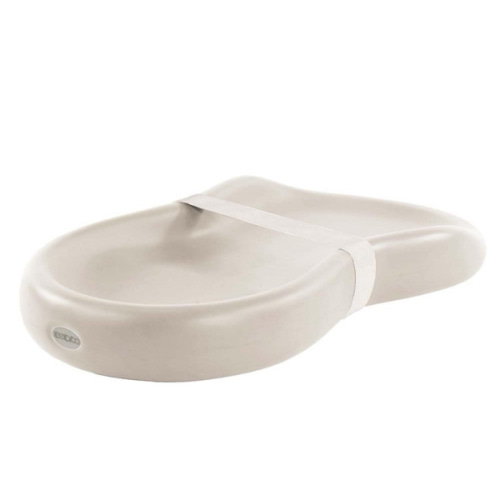 Keekaroo Peanut Changer Baby Vanilla– The Original Made in USA Easy-to-Clean Changing pad and The only Shell Over Foam, Fully Water Repellant