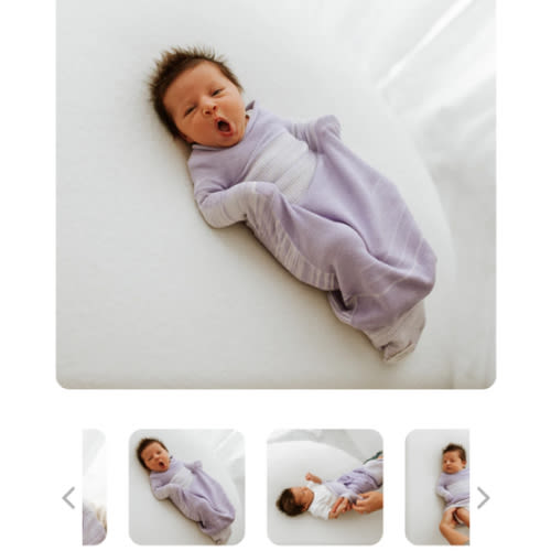 Lavender Swaddle Sleep Sack - Small ( 6-12 pounds)
