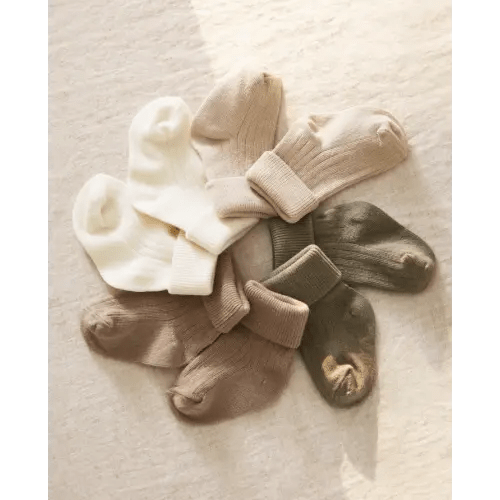CHILDREN’S MULTICOLORED SOCKS (PACK OF 4) - See all - NEWBORN - CLOTHING AND FOOTWEAR | Zara Home United States of America