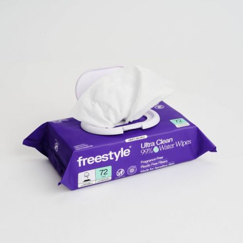 Freestyle 99% Water Baby Wipes, Fragrance Free for Sensitive Skin, Unscented - Flip Top Pouch Packs - 216ct
