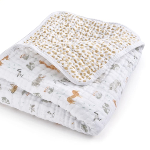 aden + anais giraffe safari essentials cotton muslin dream blanket