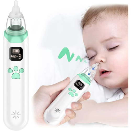 Baby Nasal Aspirator with 3 Level Suction and Music, Kids Infants Nose Suction