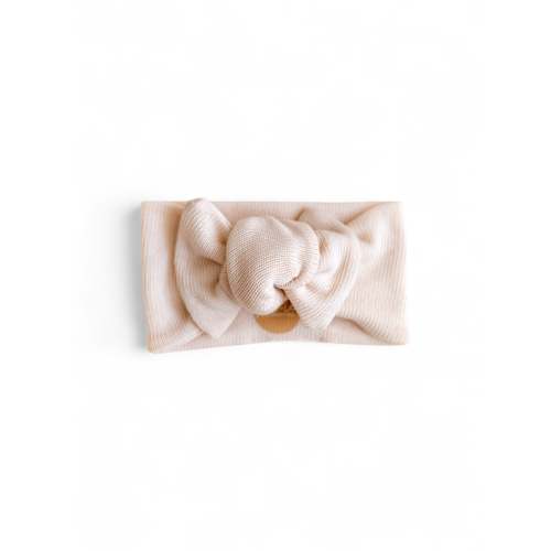 Headband / Cotton Knit - Creamy blush