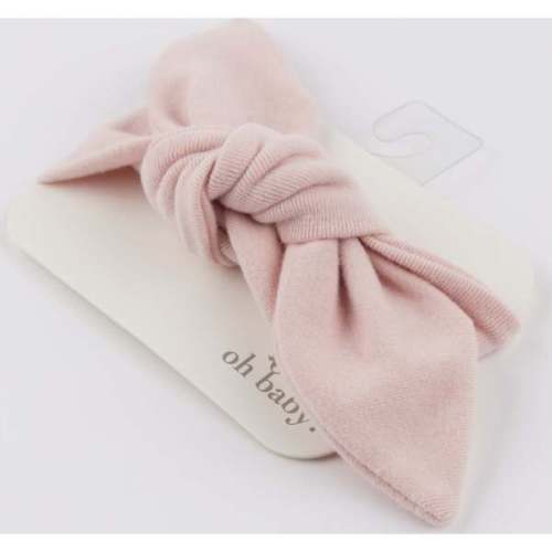 Tie Turban Baby Rib, Dusty Pink - Oh Baby! | Maisonette