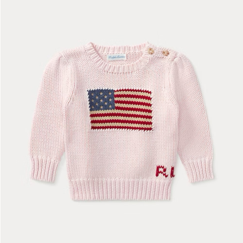 American Flag Sweater | Sweaters BABY GIRL (0-24 months) | Ralph Lauren