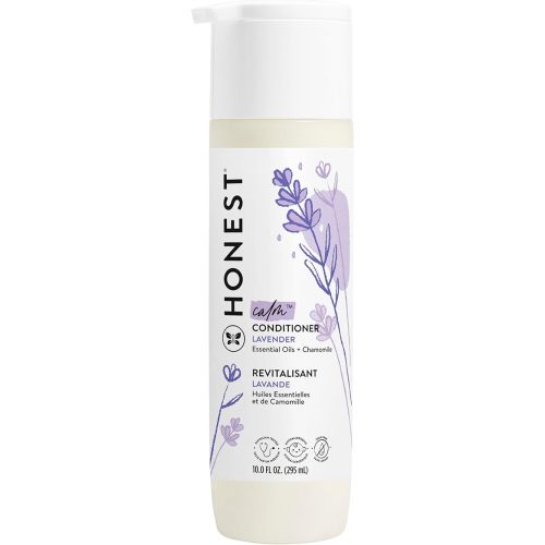 The Honest Company Silicone-Free Conditioner | Gentle for Baby | Naturally Derived, Tear-free, Hypoallergenic | Lavender Calm, 10 fl oz - 10 Fl Oz (Pack of 1)