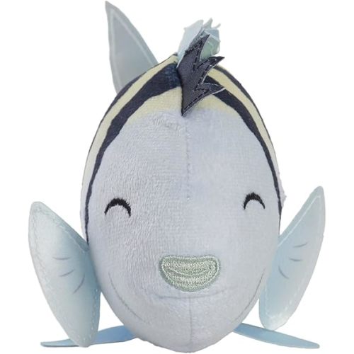Disney The Little Mermaid Flounder Small Plush Stuffed Animal, Fish, Kids Toys for Ages 3 Up by Just Play