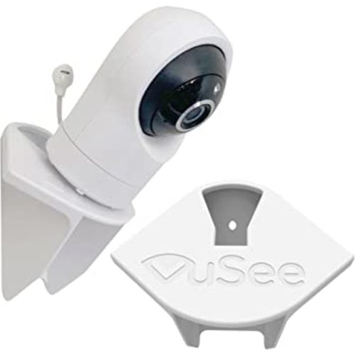 Vusee Anywhere Wall Mount - Baby Monitor and Indoor Security Camera - Universal Baby Camera Holder - Small Adhesive Shelf - Compatible with Most Cameras (Anywhere 1pk)