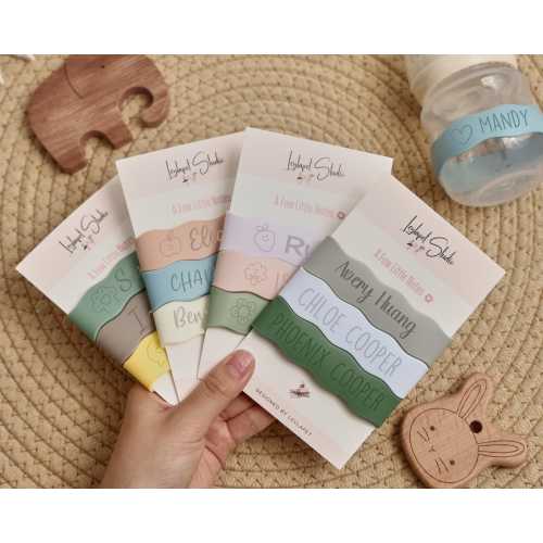 Personalized Silicone Bottle Bands For Baby,Ideal Birthday Gift For Kids,Engraved Baby Bottles Cup Labels For Her,Custom Bottles Tag For Him