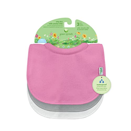 green sprouts Stay-dry Milk Catcher Bibs