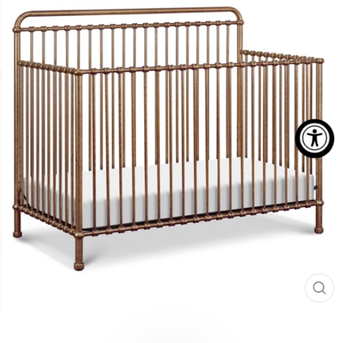 Winston 4 in 1 Convertible Crib Vintage Iron