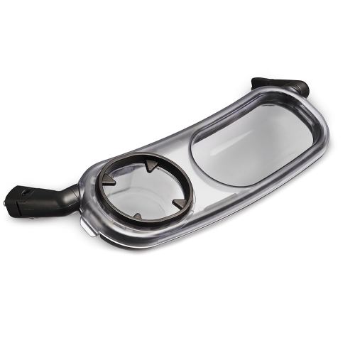 Snack Tray Fits for UPPAbaby Vista V2, Vista, Cruz, Cruz V2, RumbleSeat, RumbleSeat V2, Snack Tray with Cup Holder, Dishwasher Safe, Quick Attachment, Folds with Stroller, Stroller Accessories