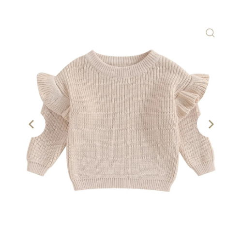 Ruffle Shoulder Sweater – The Ollie Bee