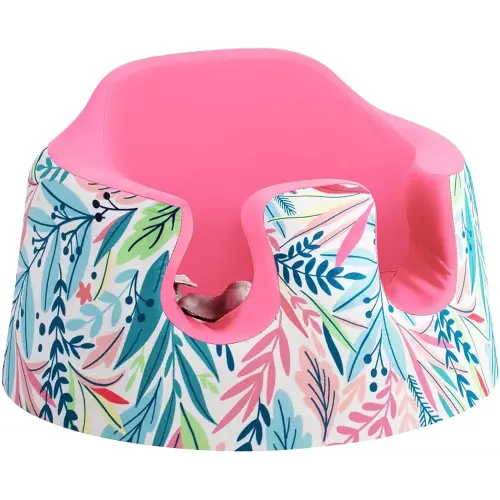Seat Cover Compatible Baby Seat, Breathable Floor Seat Cover for Girl Boy, Breathable Comfortable Seat Cover, Children Chair Protector, Easy to Install & Remove (Colorful Leaves)