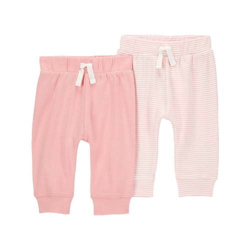Carter's Child of Mine Baby Girls' Pants, 2-Pack, Sizes Preemie-18 Months