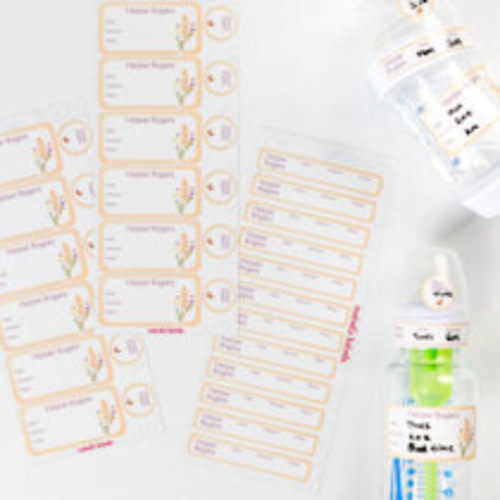 Mabel's Labels Baby Bottle Labels