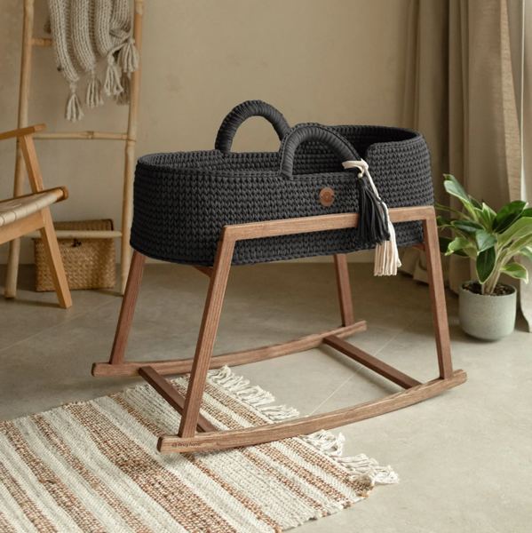 XL Moses Basket with Straight Hood | Anzy Home