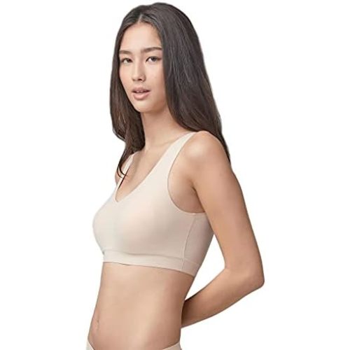 Floatley Cozy Bra Comfort Wirefree Full Coverage Seamless Bra with Embedded Pad for Women