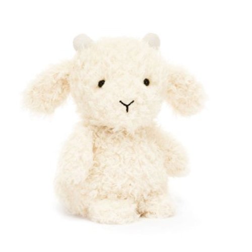 Jellycat 2025 Latest Plush Toys - Little Goat - White/7.09in