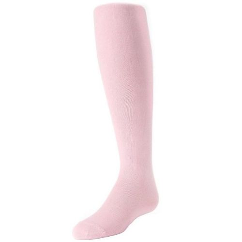 Memoi Girls Cotton Blend Opaque Basic Sweater Tights Baby Pink 6-12 Months