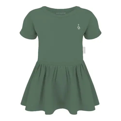 Baby Onesie Dress – RAPH&REMY® | Size: 6-12 Months | Color: Army Green