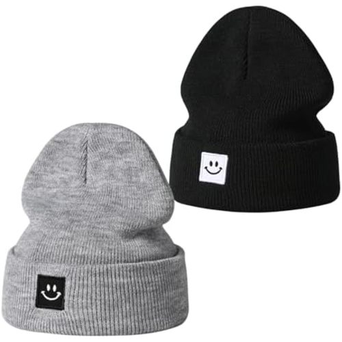 Baby Beanie Knit Ski Hat,Toddler Winter Beanies,Warm Knit Hat for Girls Boys Children Caps