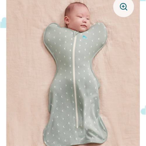 Swaddle Up™ 1.0 TOG Cotton Olive Moon