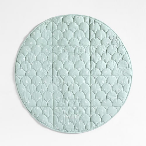 Personalized Fold and Go Geometric Leaf Portable Baby Mat