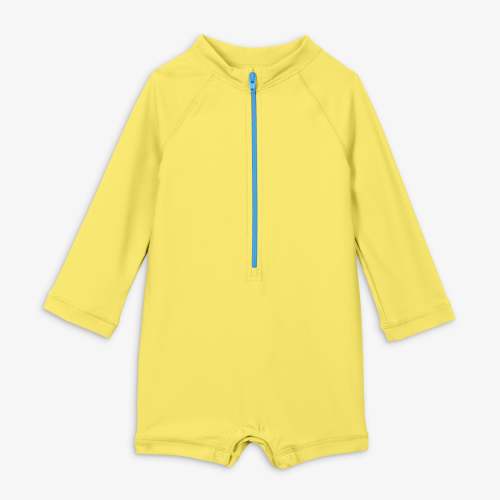 Baby one-piece rash guard - Banana / 3-6