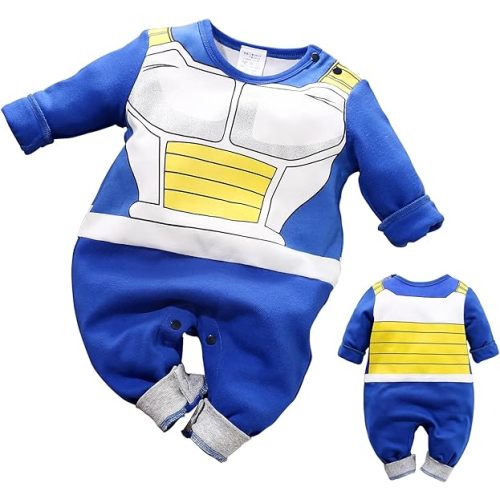 IURNXB Baby Romper Jumpsuit Long Sleeve Cartoon Roll Baby Clothes Plays - blue : Amazon.de: Fashion