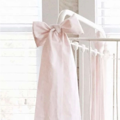 Baby Pink Large Crib Bow