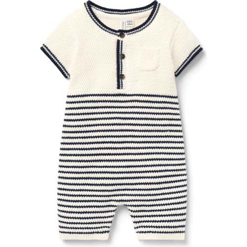 Baby Striped Knit Romper - Janie and Jack | Maisonette