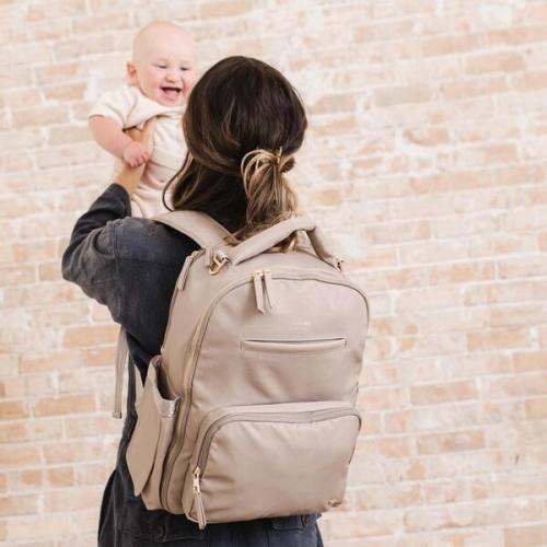 Classic Diaper Backpack, Taupe - JuJuBe | Maisonette