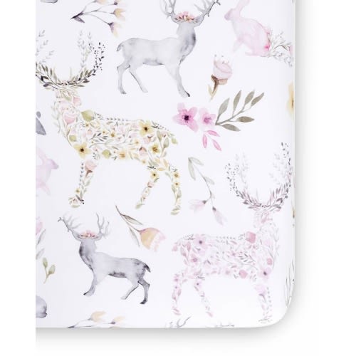 Fawn Jersey Standard Crib Sheet