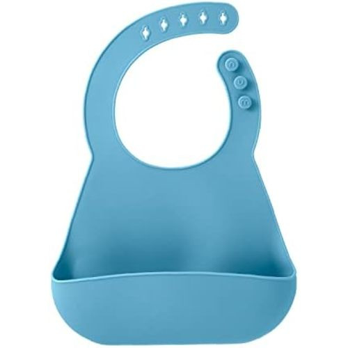 NumNum Silicone Bib for Babies & Toddlers | Waterproof, Soft, BPA Free 100% Food Grade Silicone