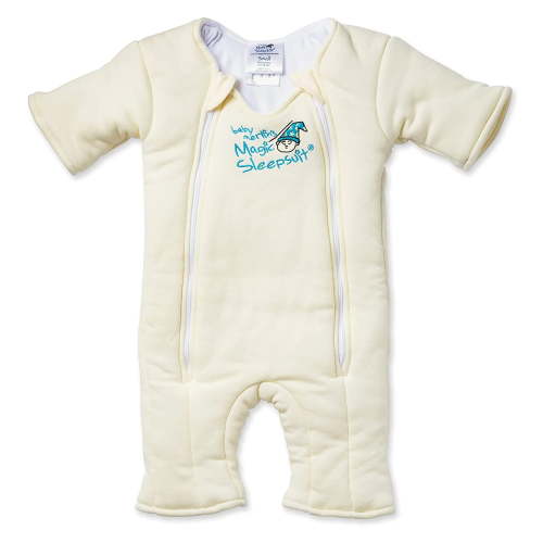 Baby Merlin's Magic Sleepsuit 100% Cotton Baby Sleepsack, Cream, Size 3-6 Months