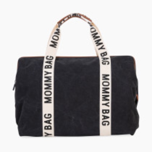 Childhome Childhome Mommy Bag Signature - Black